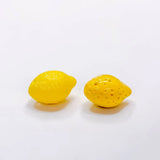 Lemon Shape Beads Earring Findings Bracelet Jewelry Making Component 4pcs
