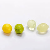 Lemon Shape Beads Earring Findings Bracelet Jewelry Making Component 4pcs