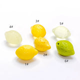 Lemon Shape Beads Earring Findings Bracelet Jewelry Making Component 4pcs