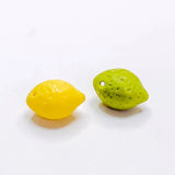 Lemon Shape Beads Earring Findings Bracelet Jewelry Making Component 4pcs