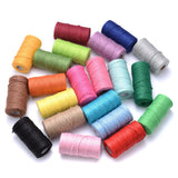 100M 2mm Multicolour Hemp Rope for DIY Packaging & Decorations
