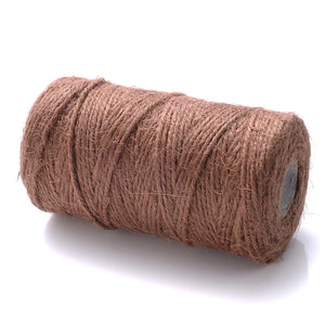 100M 2mm Multicolour Hemp Rope for DIY Packaging & Decorations
