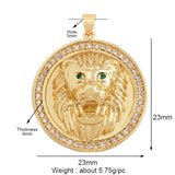 Animal Charm Pendant Necklace, 18K Jewelry Accessory