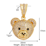 Animal Charm Pendant Necklace, 18K Jewelry Accessory