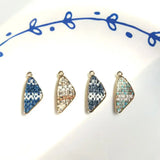 Leopard Plaid Alloy Pendant Earrings DIY Accessories Materials