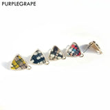 Leopard Plaid Alloy Pendant Earrings DIY Accessories Materials