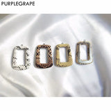 Leopard Pendant DIY Earrings Jewelry Accessories Material Geometry Tassel