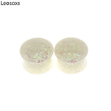Leosoxs Flower Ear Plugs Tunnels Acrylic Earrings Gauges