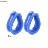 Leosoxs Silicone Ear Plugs 6-30mm Hollow Water Drop Gauges Piercing Body Jewelry