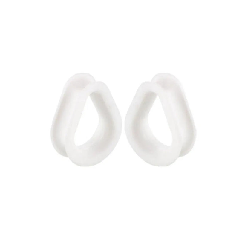 Leosoxs Silicone Ear Plugs 6-30mm Hollow Water Drop Gauges Piercing Body Jewelry