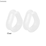 Leosoxs Silicone Ear Plugs 6-30mm Hollow Water Drop Gauges Piercing Body Jewelry