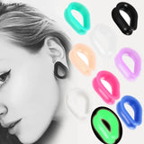 Leosoxs Silicone Ear Plugs 6-30mm Hollow Water Drop Gauges Piercing Body Jewelry