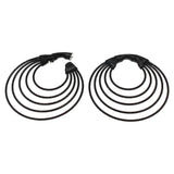 Leosoxs Stainless Steel Ear Plugs Tunnels Gauges Body Jewelry 6mm