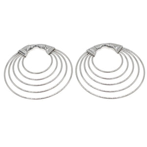 Leosoxs Stainless Steel Ear Plugs Tunnels Gauges Body Jewelry 6mm