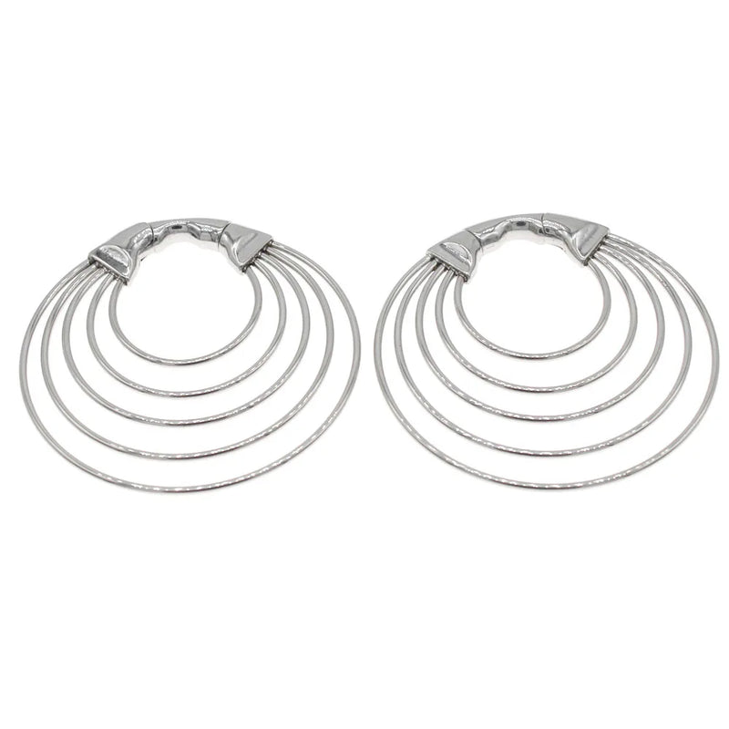Leosoxs Stainless Steel Ear Plugs Tunnels Gauges Body Jewelry 6mm