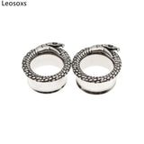 Stainless Steel Snake Ear Tunnels Body Piercing Jewelry