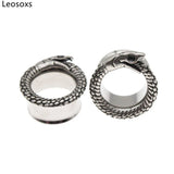 Stainless Steel Snake Ear Tunnels Body Piercing Jewelry