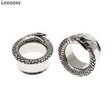 Stainless Steel Snake Ear Tunnels Body Piercing Jewelry
