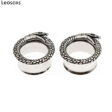 Stainless Steel Snake Ear Tunnels Body Piercing Jewelry