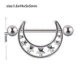 Leosoxs Snake-shaped Love Milk Nail Turtle Milk Ring 14G
