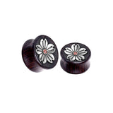Leosoxs 1 Pair Star Wood Ear Tunnel Plugs Jewelry 8-20mm