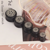 Leosoxs 1 Pair Star Wood Ear Tunnel Plugs Jewelry 8-20mm