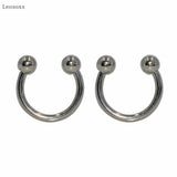 Leosoxs 10pcs C-shaped Nose Septum Lip Ring Piercing Set