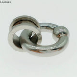 Leosoxs Ear Expander Ear Tunnels Plugs Double Flare and Captive Hoop Rings