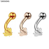 Leosoxs Stainless Steel Bee Labret Piercing 16G Earring Stud