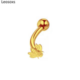 Leosoxs Stainless Steel Bee Labret Piercing 16G Earring Stud