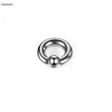 Leosoxs Stainless Steel Ear Plugs and Tunnels Big Size Captive Hoop Rings