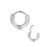 Surgical Steel Nose Ring Piercing Cartilage Clicker 16G