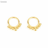 Leosoxs Stainless Steel Ball Nose Ring Piercing Jewelry