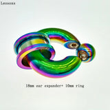 Surgical Steel Captive Hoop Rings & Ear Expander Tunnels Plugs