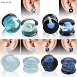 Leosoxs 2 Piece Marine Jellyfish Ear Expansion Earrings
