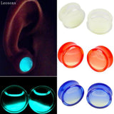 Leosoxs 2 Piece Acrylic Luminous Ear Studs