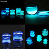 Leosoxs 2 Piece Acrylic Luminous Ear Studs