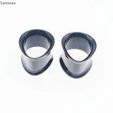 Leosoxs 2PCS Steel Ear Plug Tunnels Rose Expander Pair Body Piercing Jewelry