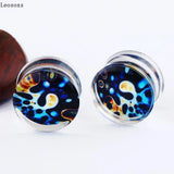 Leosoxs 2pc Acrylic Ear Plugs & Tunnels Ear Piercings
