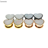 Leosoxs Stainless Steel Ear Gauges Tunnels Plugs 6-16mm