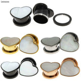Leosoxs Stainless Steel Ear Gauges Tunnels Plugs 6-16mm