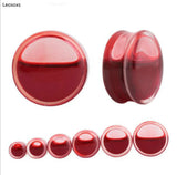 2pcs 6-25mm Acrylic Ear Hollow Tunnel Plugs Single Flared Ear Gauges