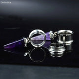 Leosoxs 2pcs Stainless Steel Auricle Piercing Ear Expansion