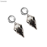2pcs Rock Goth Punk Plague Crow Piercing Jewelry