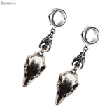 2pcs Rock Goth Punk Plague Crow Piercing Jewelry