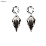 2pcs Rock Goth Punk Plague Crow Piercing Jewelry