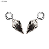 2pcs Rock Goth Punk Plague Crow Piercing Jewelry