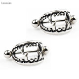 2pcs Stainless Steel Tooth Milk Ring Body Piercing Jewelry