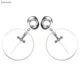 Leosoxs 2pcs Sword Earrings Witch Pendant