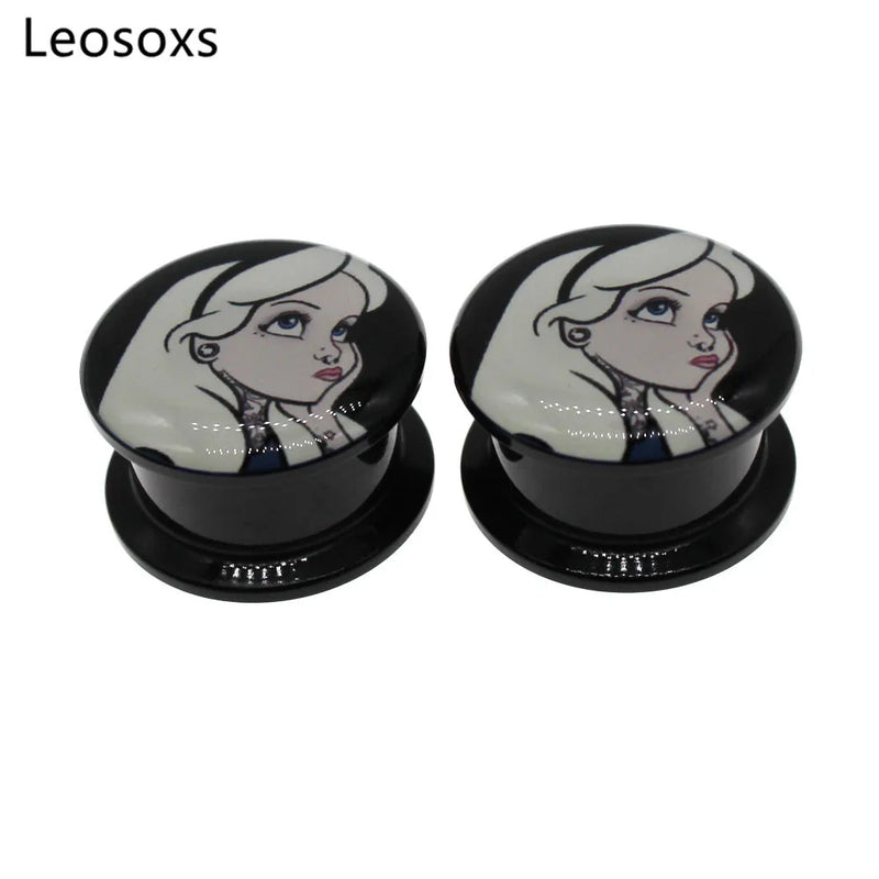 Acrylic Anime Girl Auricle Body Piercing Jewelry